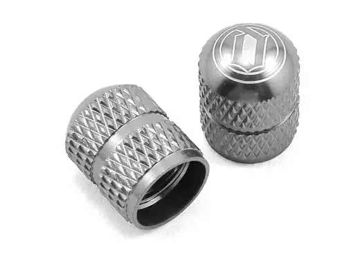 Crown Schrader Valve Caps – Durable Chrome-Plated Tire Valve Protectors 1