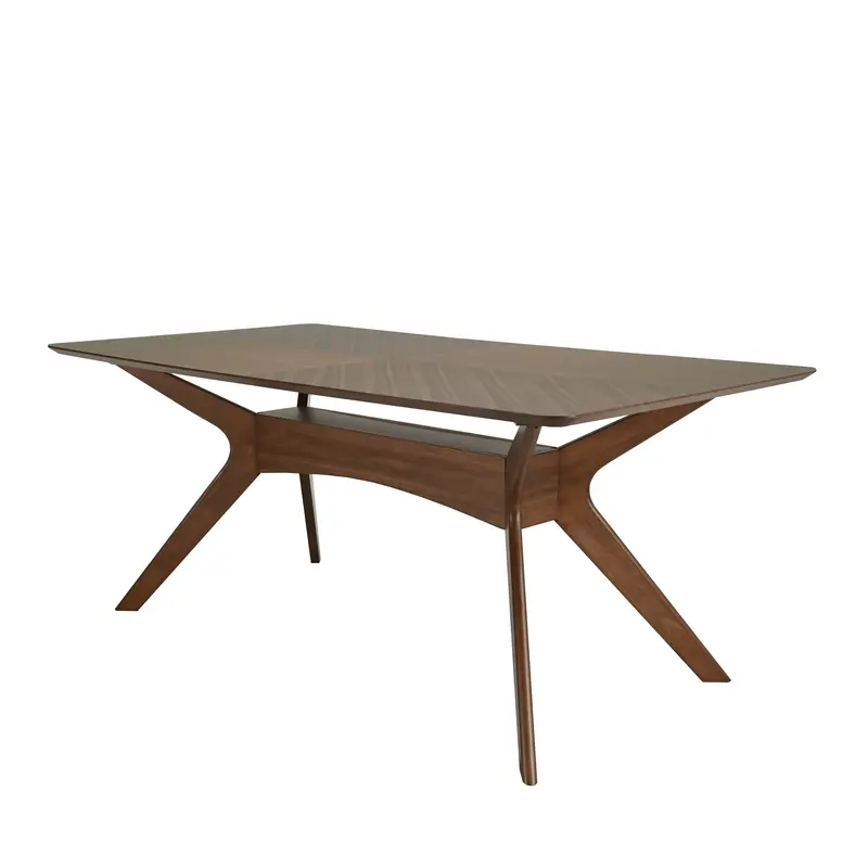 Dixon/Deli Indoor Dining Table In Walnut Finish 1
