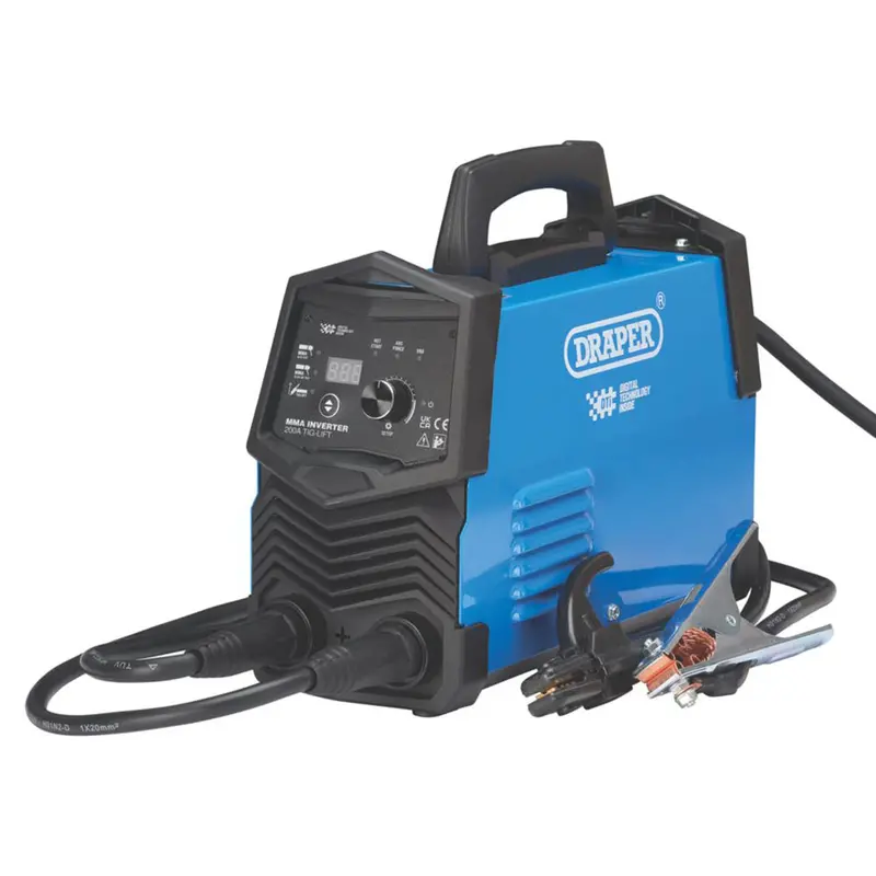 Draper 70011 200A Inverter Welder – Mma & Lift-Tig Dual Function, Compact 230V Unit 1