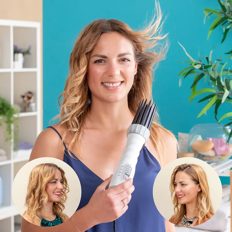 Dryple 3-In-1 Hair Styler – Blow Dryer, Volumizer & Curler (550W) By Innovagoods 1