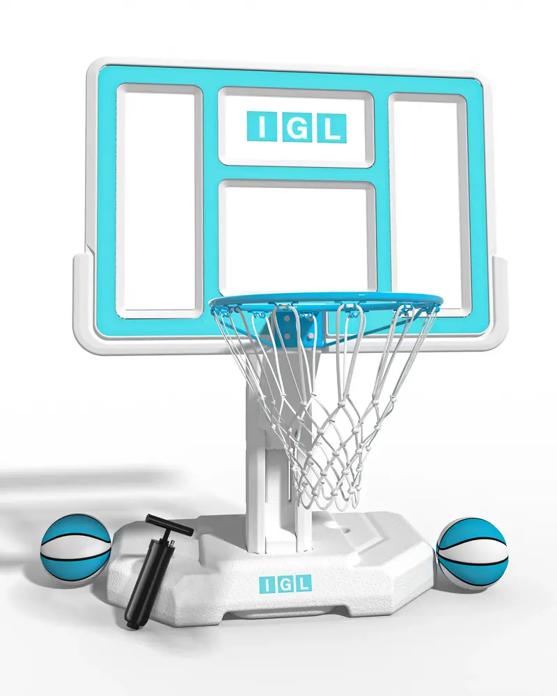 Dunksplash Elite Plus Poolside Adjustable Basketball Hoop 1
