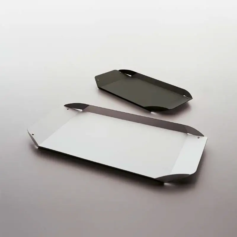 Elisabetta Aluminum Serving Tray By Enzo Mari 1