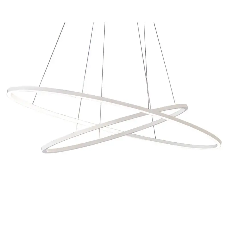 Ellisse Double Led Pendant – Contemporary Dual-Light Suspension 1