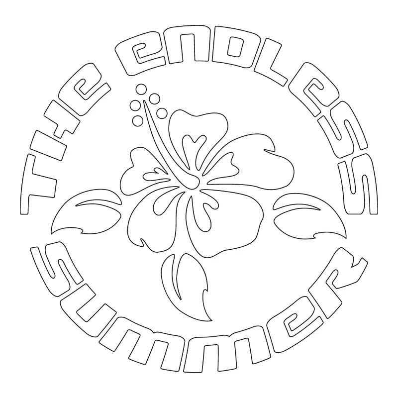 Endless Summer Hibiscus Decal – 5-Inch Floral Sticker 1