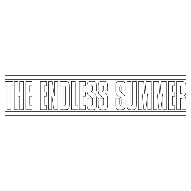 Endless Summer Large Banner Sticker – 12" X 4" 1