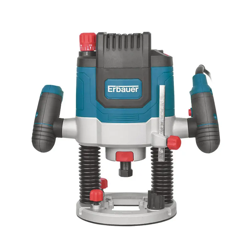 Erbauer 2100W Plunge Router – Variable Speed, Soft Start, 1/2" Collet 1