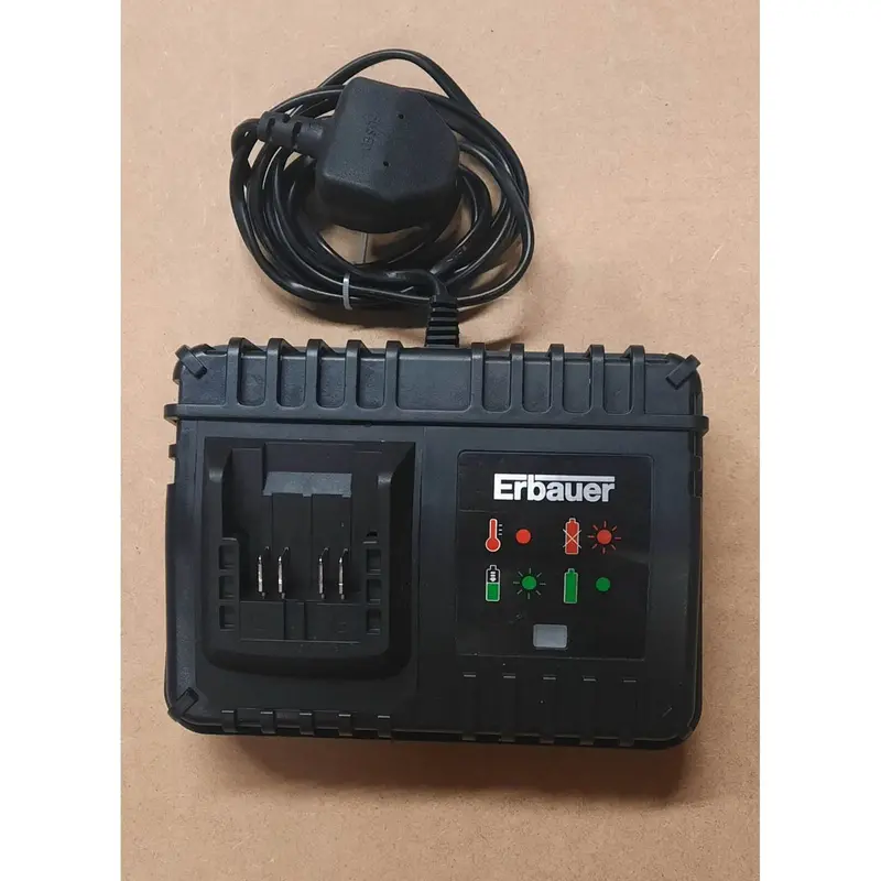 Erbauer Ebc12 Smart Battery Charger – 4 A Compact 12 V Wall-Mounted Charging Unit 1