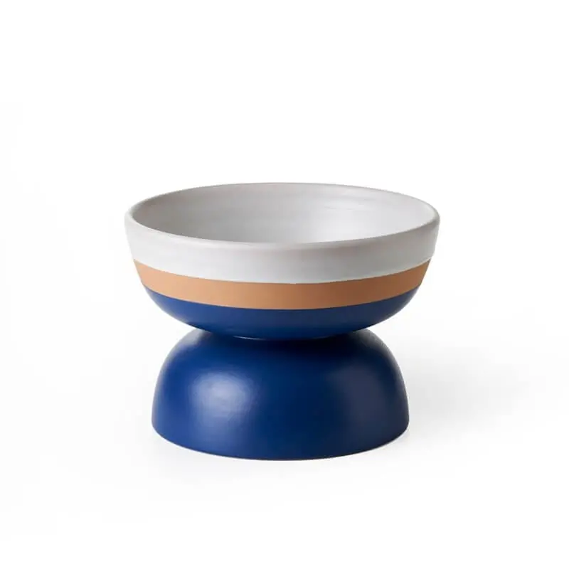 Ettore Sottsass For Bitossi Large Raised Ceramic Bowl, 22 Cm Height 1