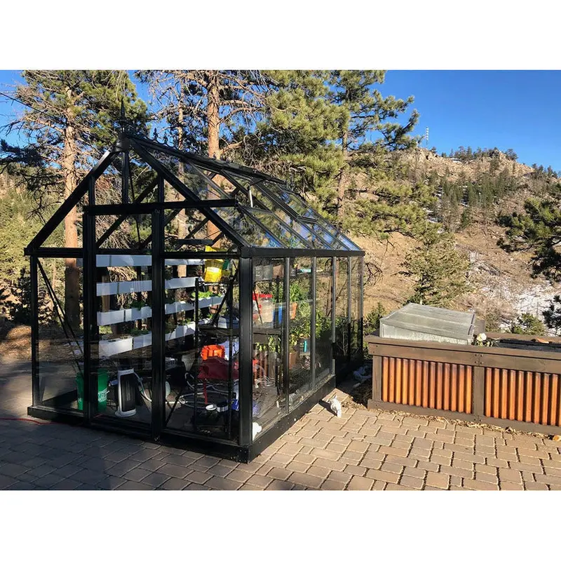 Exaco Janssens Junior Victorian Greenhouse – Classic Mini Conservatory 1
