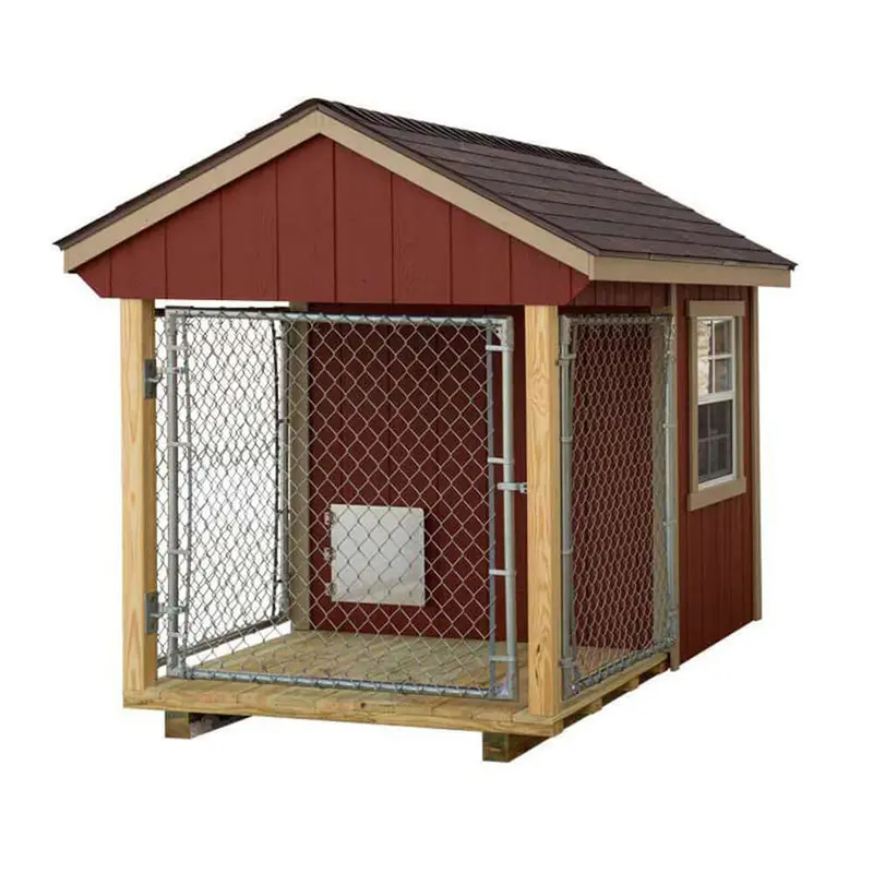 Ez-Fit 5X8 Dog Kennel With Attached Run – Portable Pet Enclosure 1