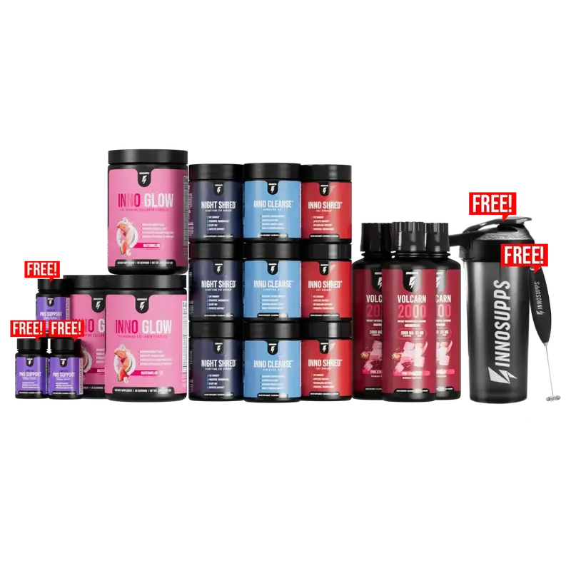 Female Shred Stack: 3-Month Wellness Bundle 1