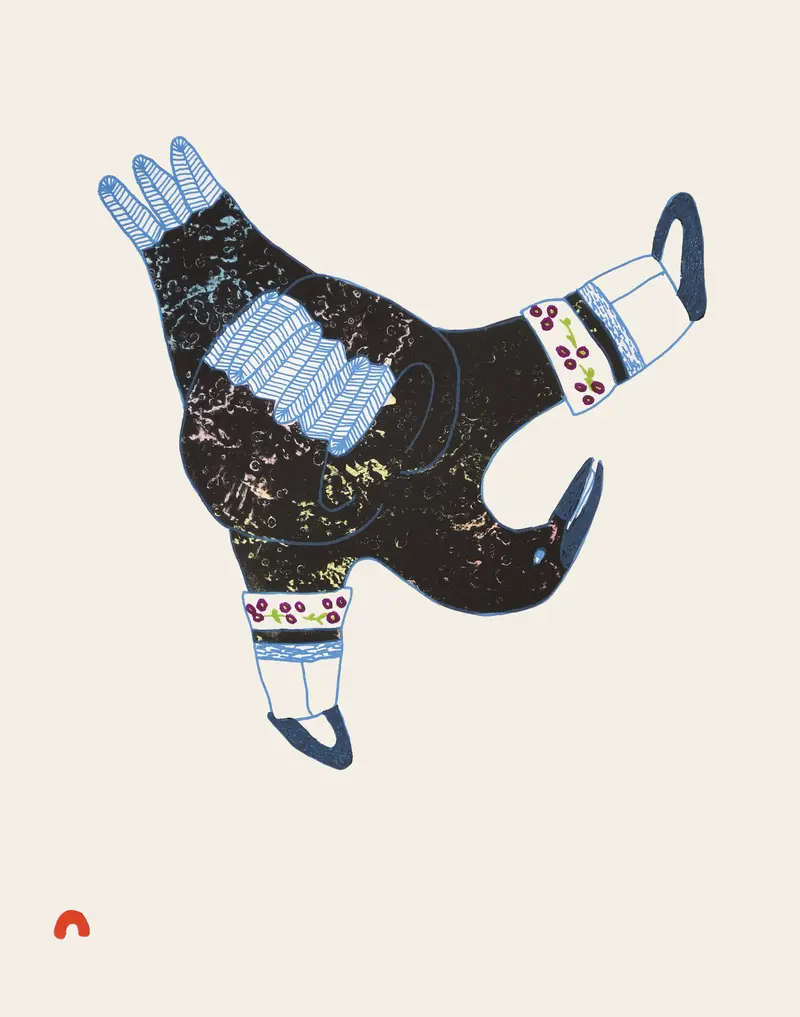 Final Copy — 2025 Dorset Collection Print By Ningiukulu Teevee, 'Kamikkallalii (One With Short Boots)' 1