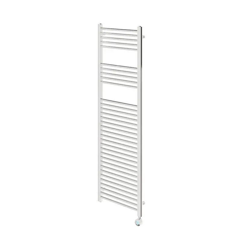 Flomasta Chrome Flat Electric Towel Rail – 160×50Cm Modern Bathroom Warmer 1