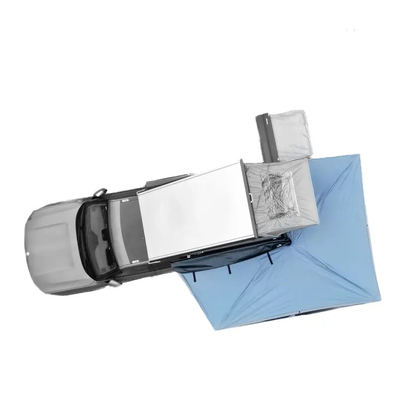 Freestanding 270-Degree Rooftop Awning For Overland Campers 1