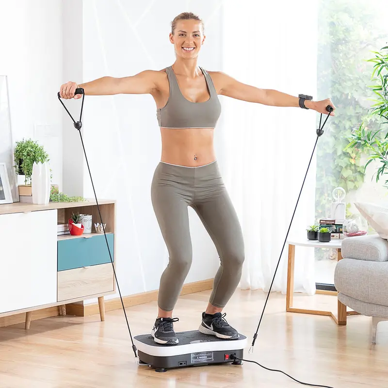 Full-Body Vibration Training Platform With Accessories & Workout Guide 1