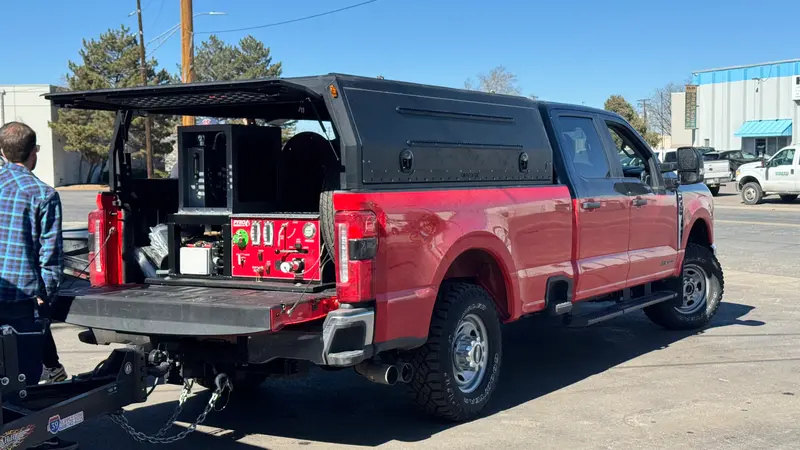 Full-Wing Truck Cap Topper: Dual-Purpose Overland Camper Shell For Work And Wilderness