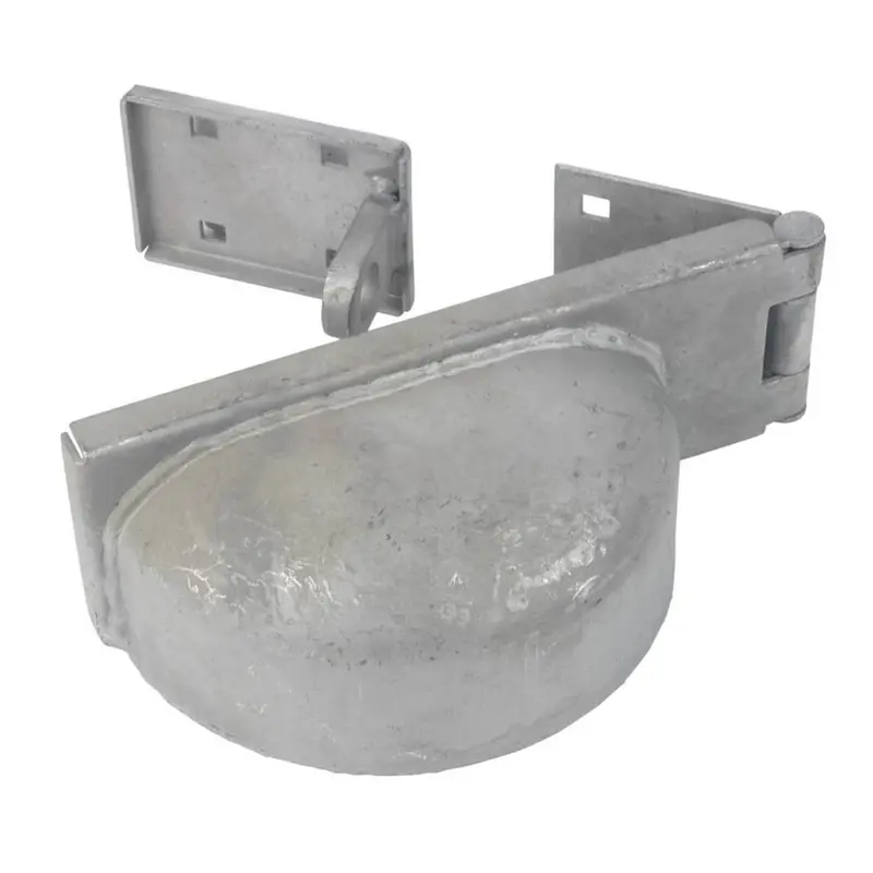 Gatemate Left-Hand Padlock Protector – Galvanised Steel Lockshield Clasp, 180Mm 1