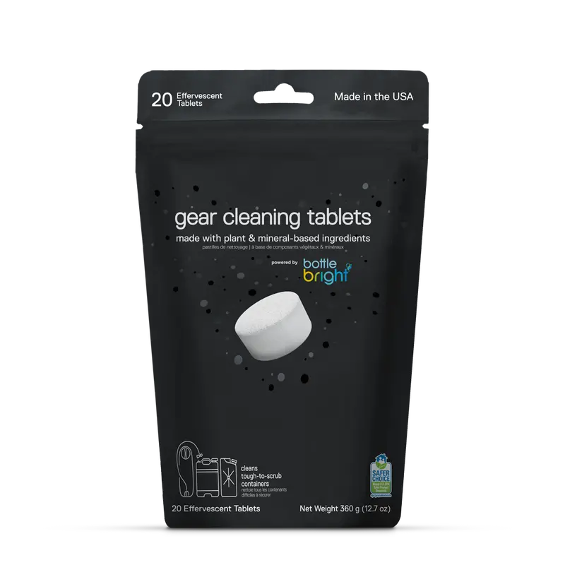 Gear Cleaning Tablets – 20-Pack For Outdoor Equipment 1