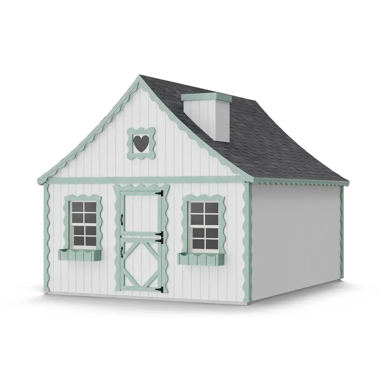 Gingerbread Cottage Playhouse – Little Cottage Co. Decorative Kid-Friendly Structure 1