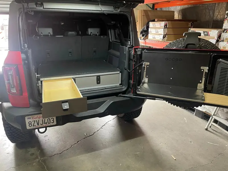 Goose Gear Explore Series Side-By-Side Module For Ford Bronco 4-Door (2021–Present), 41.375" W × 28" D 1