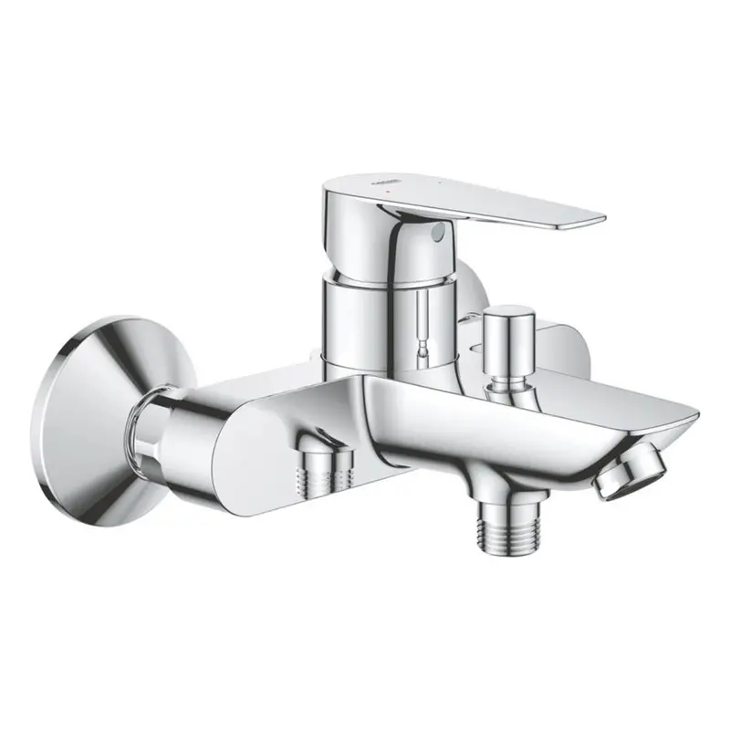Grohe Chrome Bath Filler & Shower Mixer – Single-Lever, Mono Design, Brass Construction 1