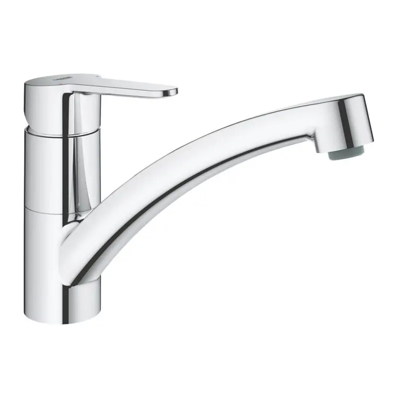 Grohe Start Eco Kitchen Mono Mixer Tap – Low-Profile Chrome Single-Lever Faucet 1