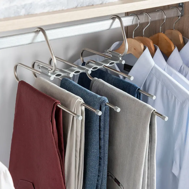 Havser Innovagoods 5-In-1 Multi-Hanger For Pants And Trousers 1
