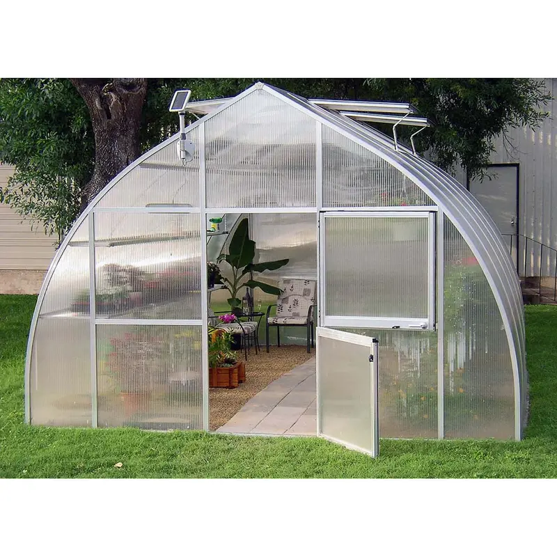 Hoklartherm Riga Xl 5 Greenhouse – 14' X 16.5', Energy-Efficient Glazing 1