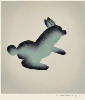 Hop Linocut, 2015 — Ettusa Kingwatsiaq 1
