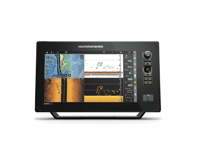 Humminbird Apex 13" Msi+ Chartplotter And Fishfinder With Transom-Mount Transducer 1