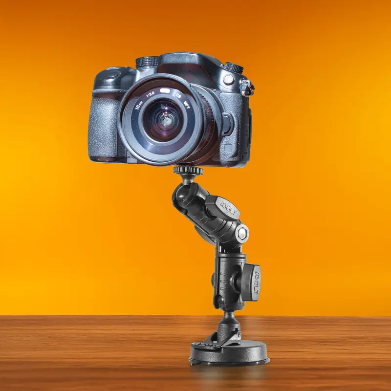 Ibolt 1/4"-20 Camera Screw Incredibolt Suction Cup Mount – Precision-Adjustable For Cameras & Accessories 2