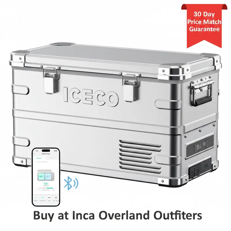 Iceco Apl35 Dual-Zone Aluminum Refrigerator – 35L Portable Fridge Freezer 1