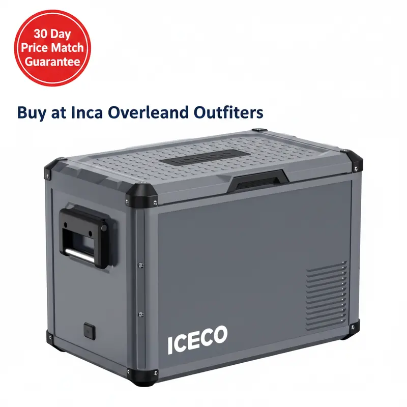 Iceco Vl45Prod Dual-Zone 12V Portable Freezer – Gray Finish 1