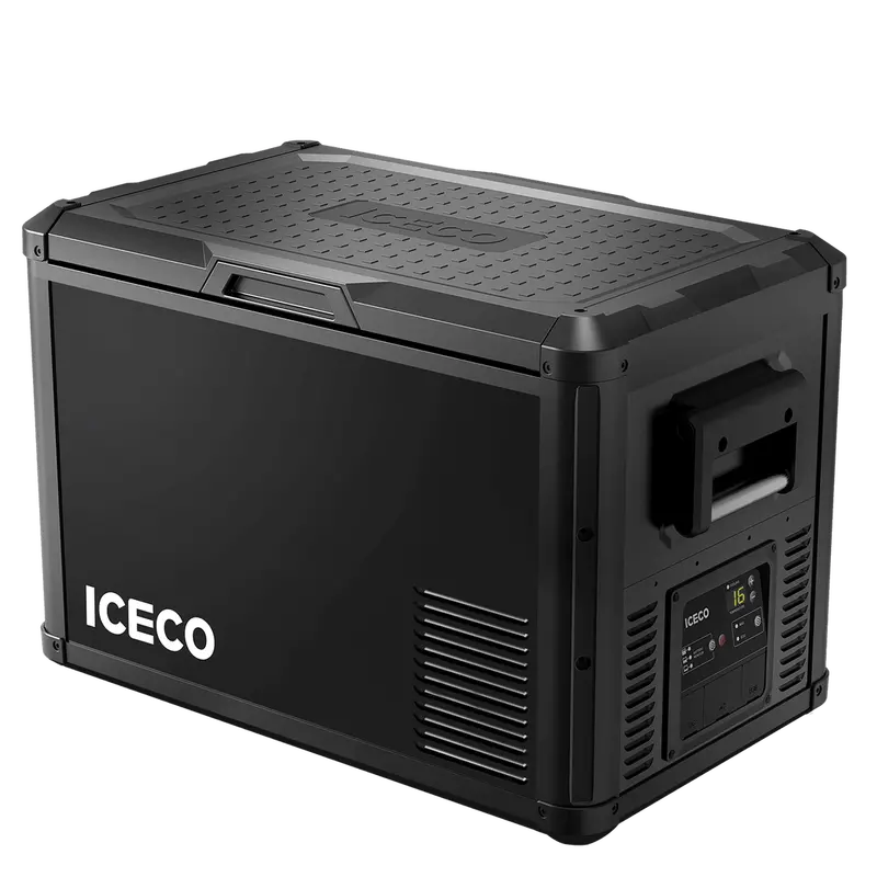 Iceco Vl45Pros Single-Zone Portable Fridge Freezer – 45L Gray 12V Cooler With Digital Control 1
