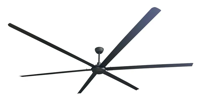 Iliving 120" Hvls Ceiling Fan – 6-Blade Brushless Dc High-Volume Low-Speed Fan With Remote (15,685 Cfm, 75 Rpm) 1
