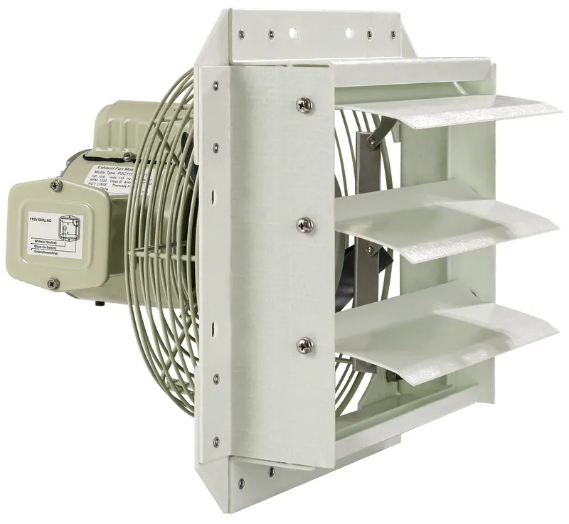 Iliving Ilg8Sf10S-Cr: 10" Corrosion-Resistant Shutter Exhaust Fan — Lightweight, Efficient Airflow 1