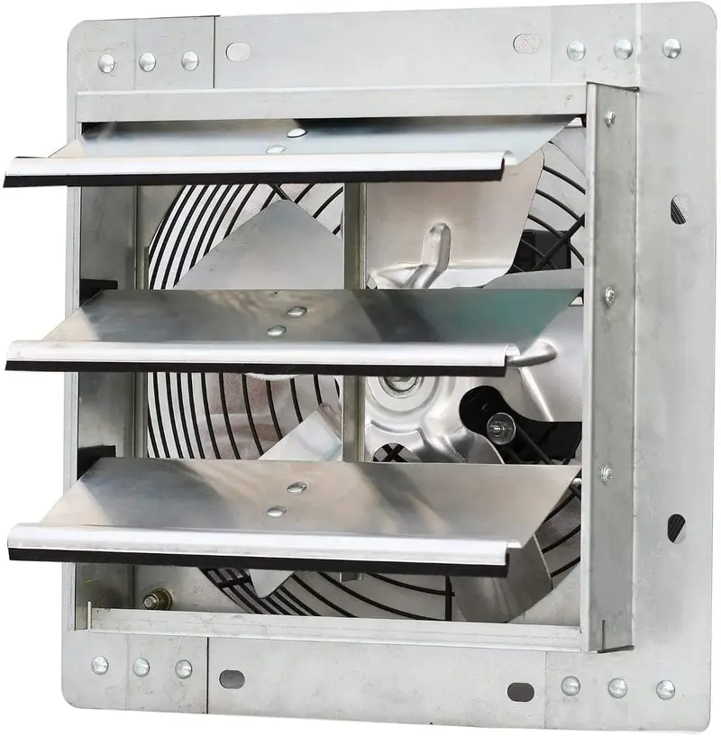 Iliving Ilg8Sf10V 10-Inch Variable-Speed Wall-Mounted Shutter Exhaust Fan 1