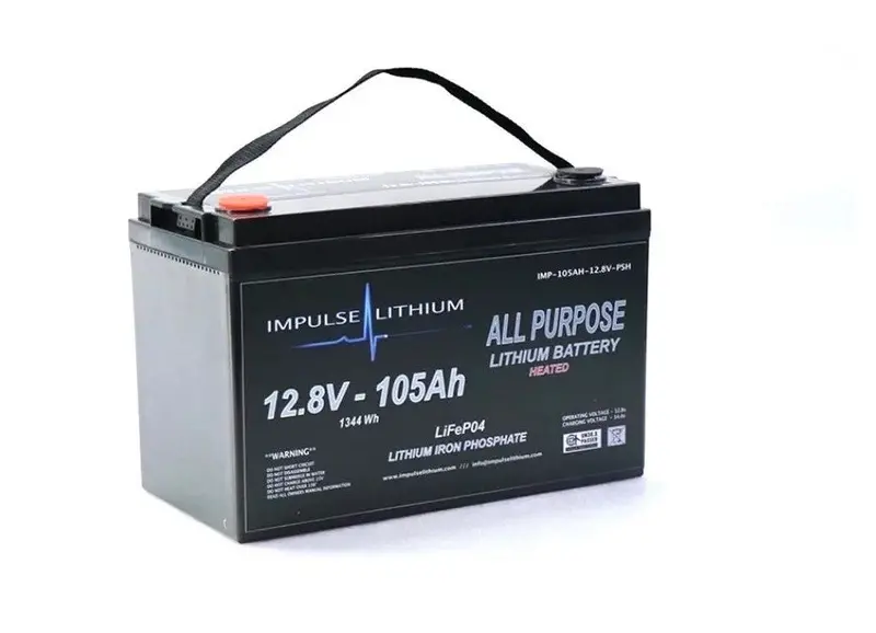 Impulse Lithium 12V 105Ah All-Purpose Lifepo4 Battery 1