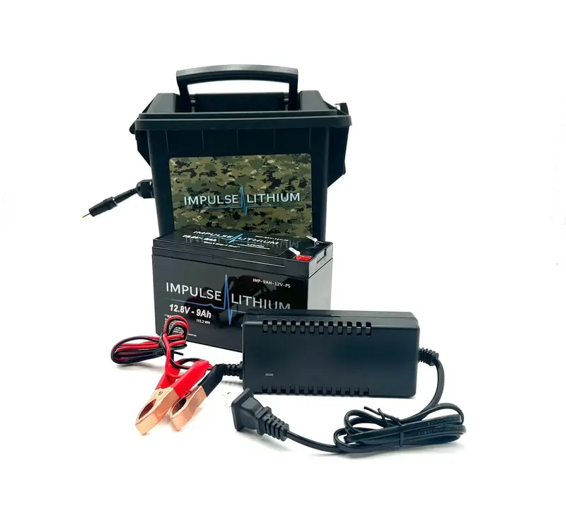 Impulse Lithium 12V 9Ah Trail Camera Power Combo 1