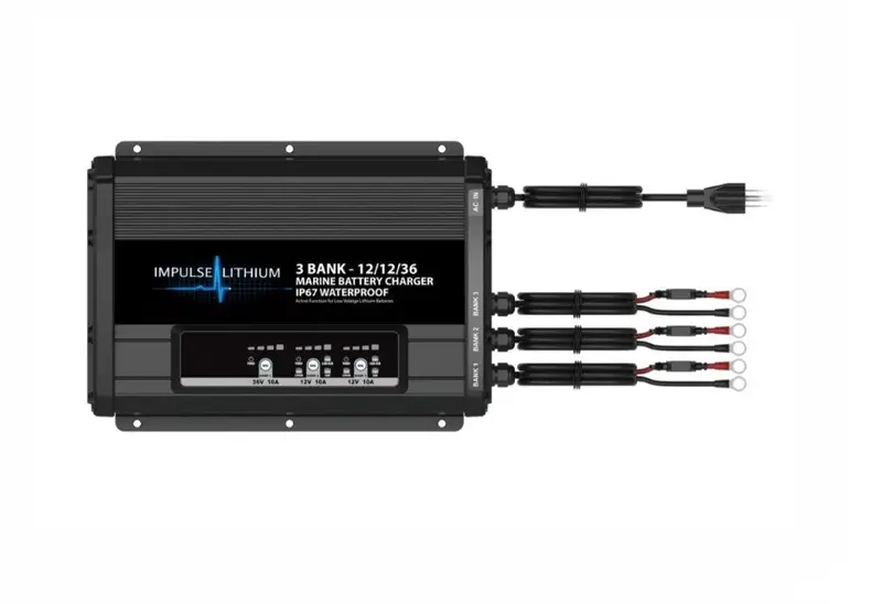 Impulse Lithium 3-Bank 12V/12V/36V Ac Charging System 1