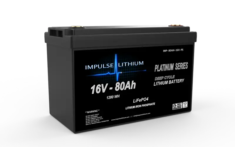 Impulse Lithium Platinum Series — 16V, 80Ah Lifepo4 Deep-Cycle Battery 1