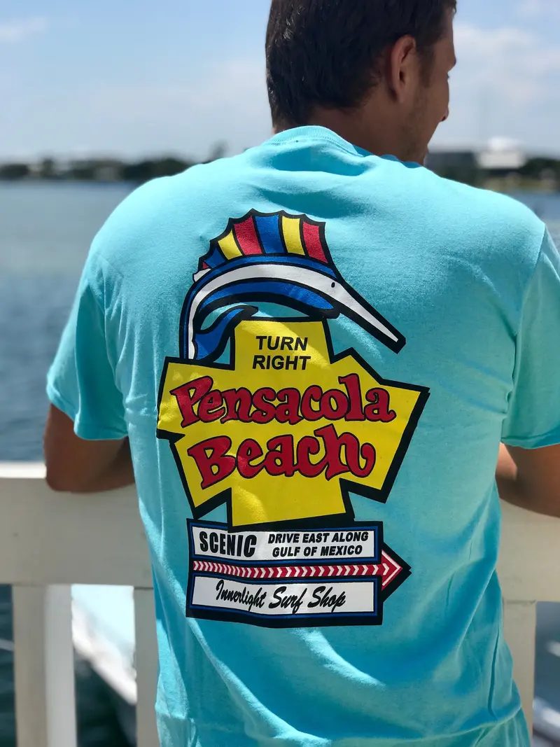 Innerlight Pensacola Beach Art T-Shirt 1