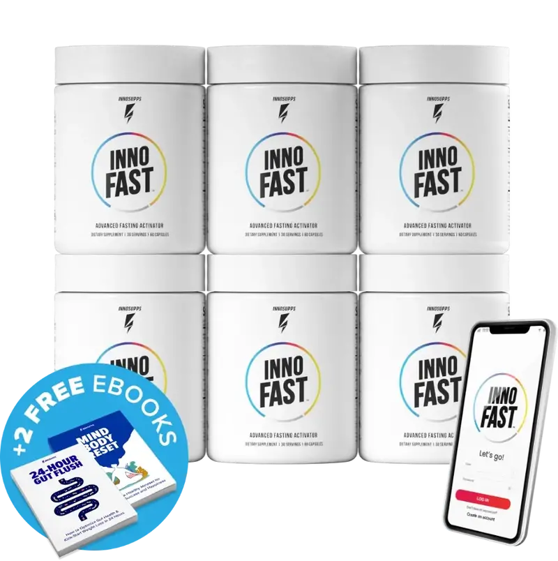 Inno Fast 6-Pack – Sustained Energy & Focus Support 1
