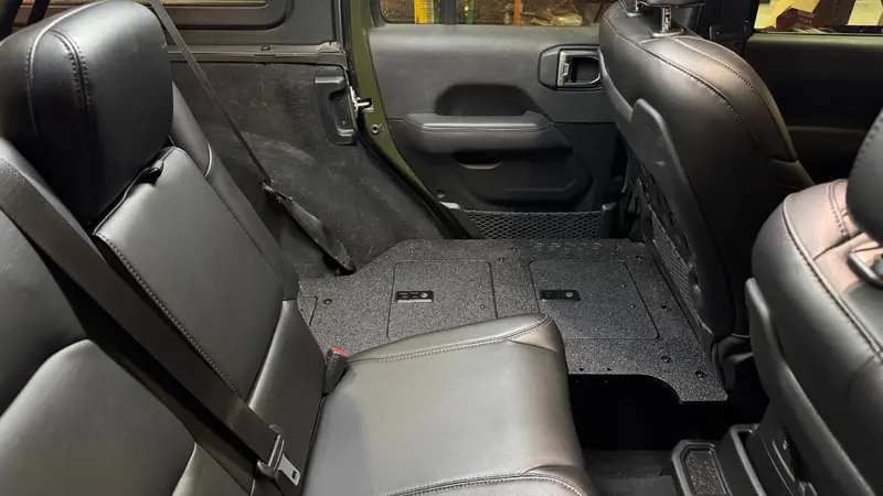 Jeep Wrangler Jlu 4-Door (2018–2023) Second-Row Seat Delete Plate System V2 1