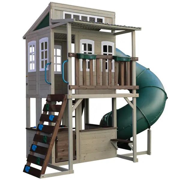 Kidkraft Cozy Escape Backyard Playhouse For Toddlers 1