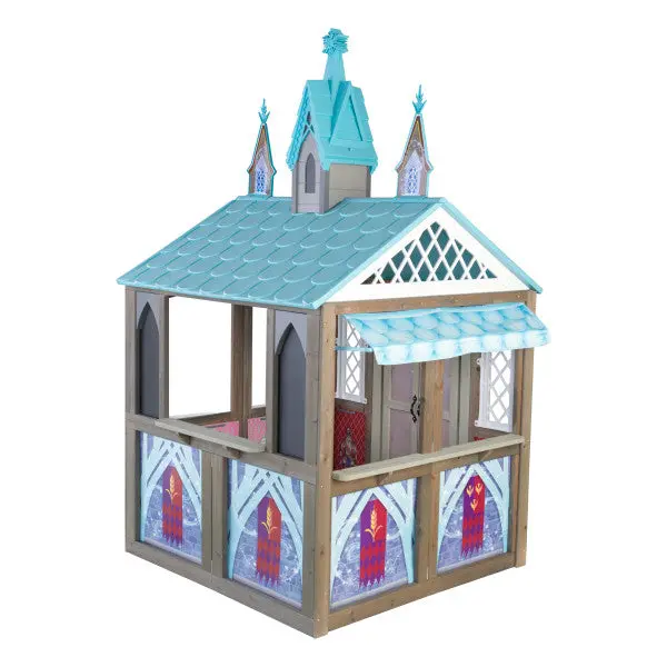 Kidkraft Disney Frozen Arendelle-Themed Outdoor Playhouse 1