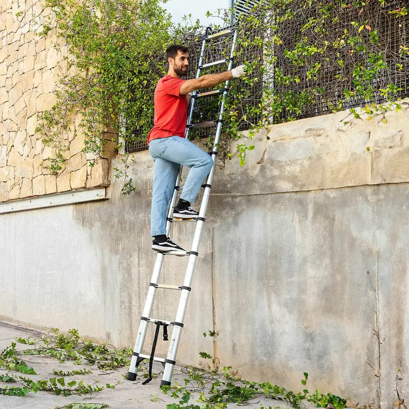 Ladescop32 Telescopic Aluminum Ladder – 3.2 M Extendable Step Ladder By Innovagoods 1