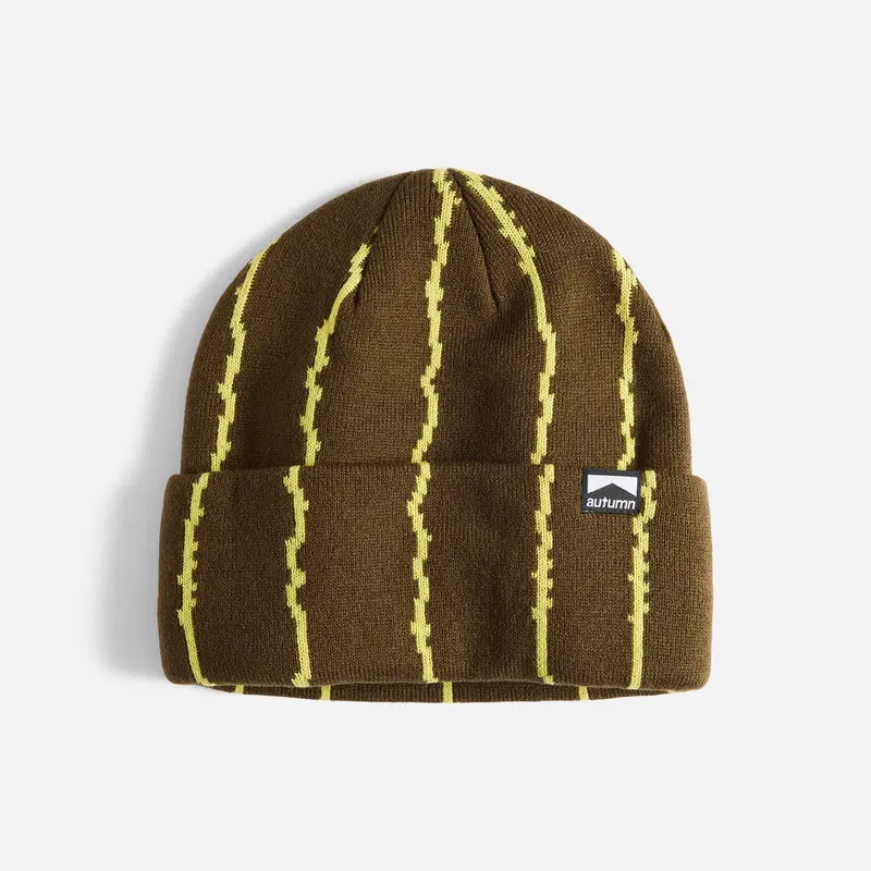 Landscape Beanie – Nature-Inspired Color-Blocked Knit 1