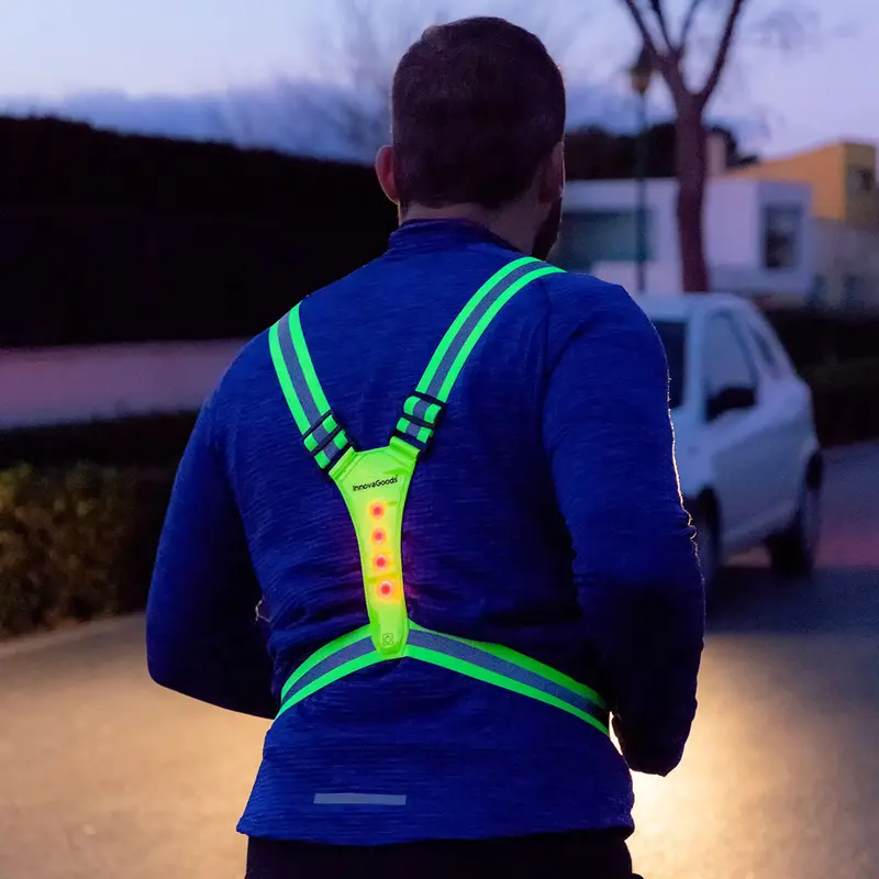 Led Sport Harness For Visibility & Safety – Lurunned Running Vest By Innovagoods 1