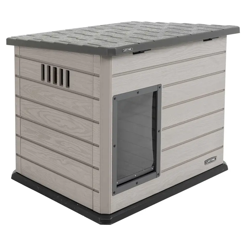 Lifetime Large Weather-Resistant Dog House – Deluxe Design 1